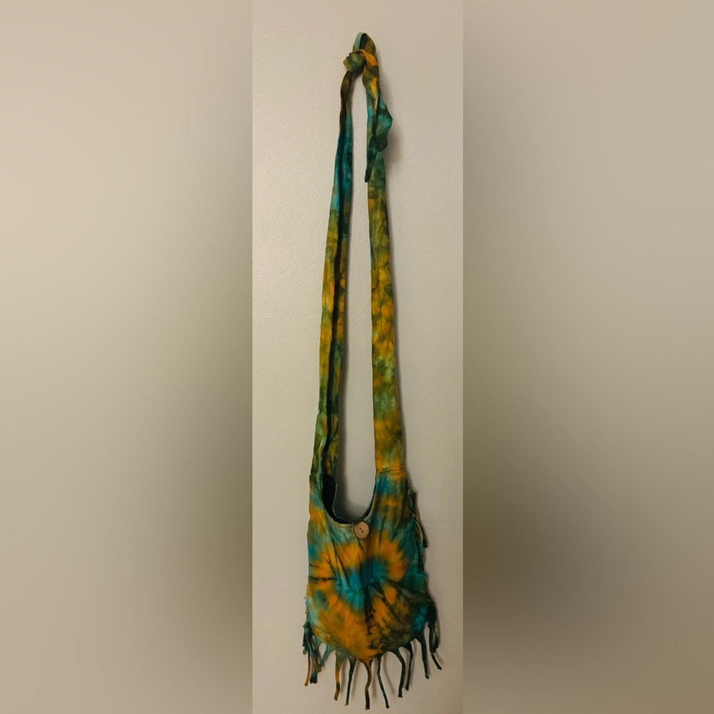 Hand Made Tie-Dye Crossbody or Shoulder Bag
